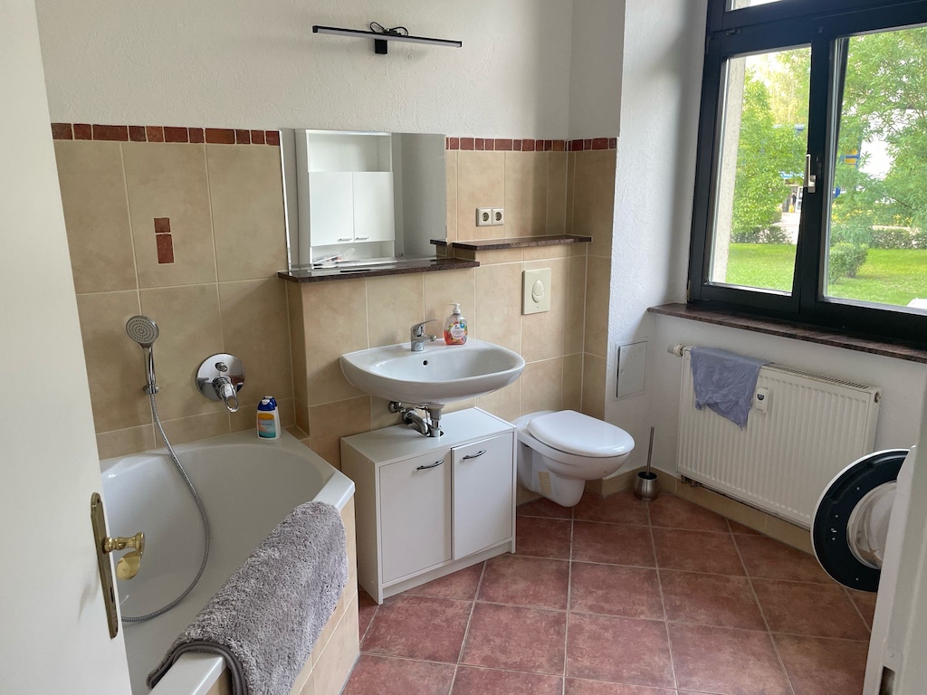 Bad einer Azubi Wohnung